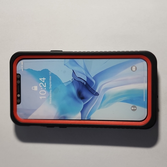 Bundle 3 for $9  iPhone 12 Pro Cell Phone Case, 6.1 inches, Red/Black - Picture 1 of 4